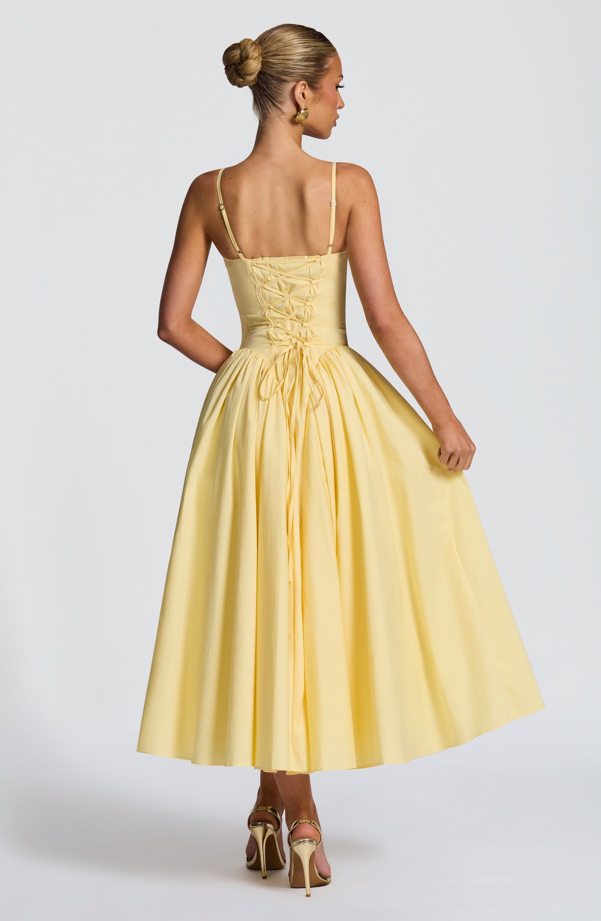Emerson Lemon Midi Dress Lemon 2