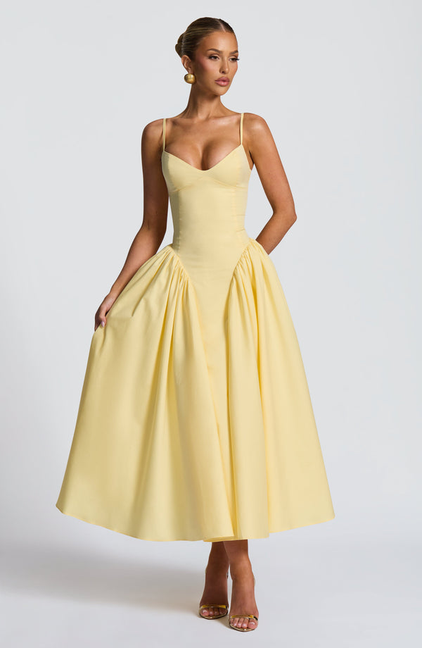 Emerson Lemon Midi Dress