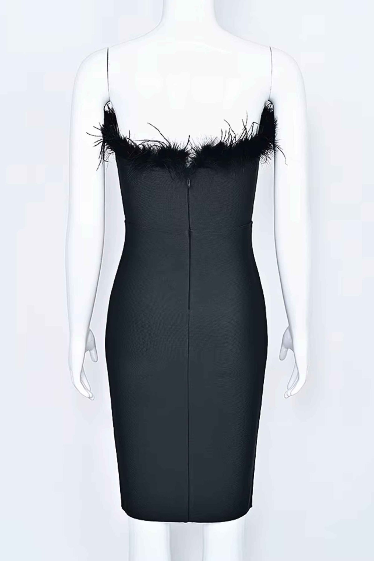 Erin Bandage Midi Dress in Black Classic Black 6