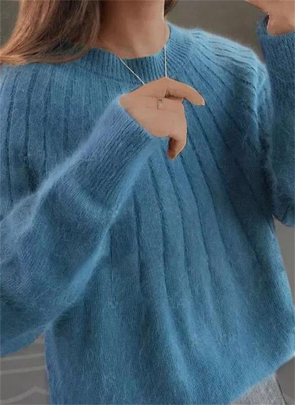 Margot Cashmere Knit Sweater Orange 4