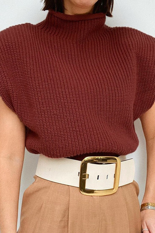 Margot Turtleneck Sweater Apricot 6
