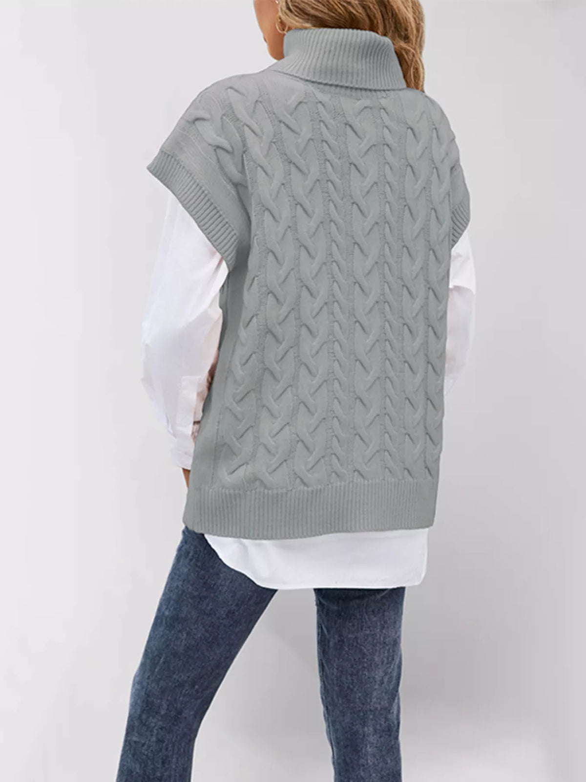 Margot Turtleneck Sweater in Apricot Apricot 8