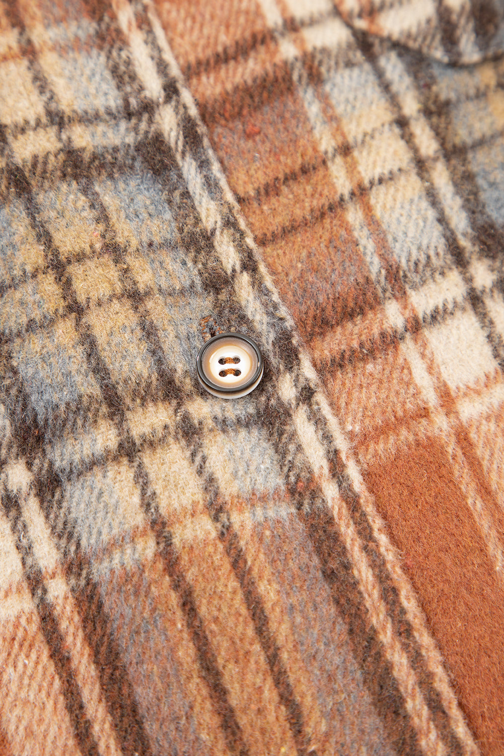 Alessia Plaid Shacket Dress Brown 6