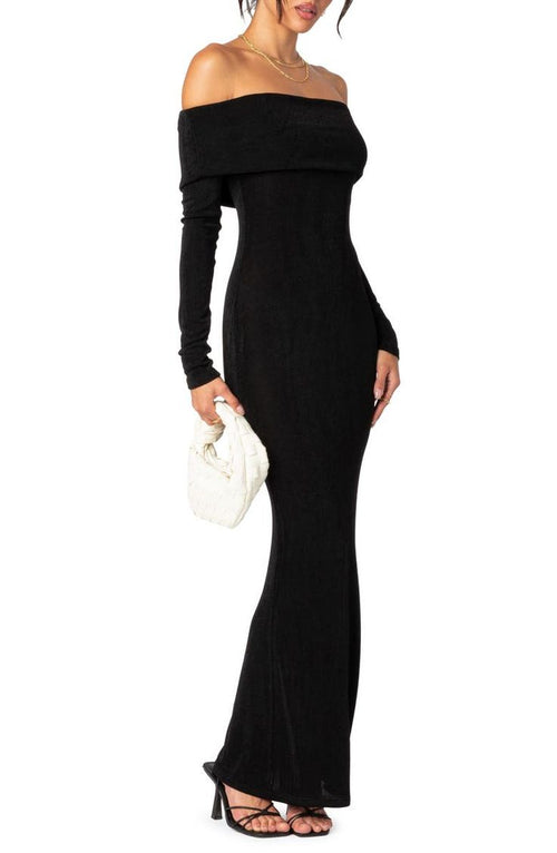 Susan Off-Shoulder Maxi Dress Multi 1