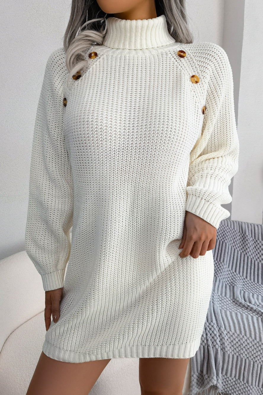 Rosalie Button Knit Midi Dress Pink 6