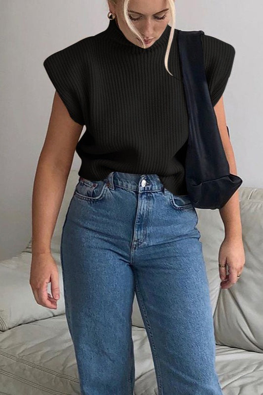 Margot Turtleneck Sweater Burgundy 8
