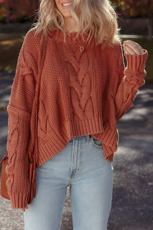 Tamsin Chunky Knit Sweater Dress Multi 1