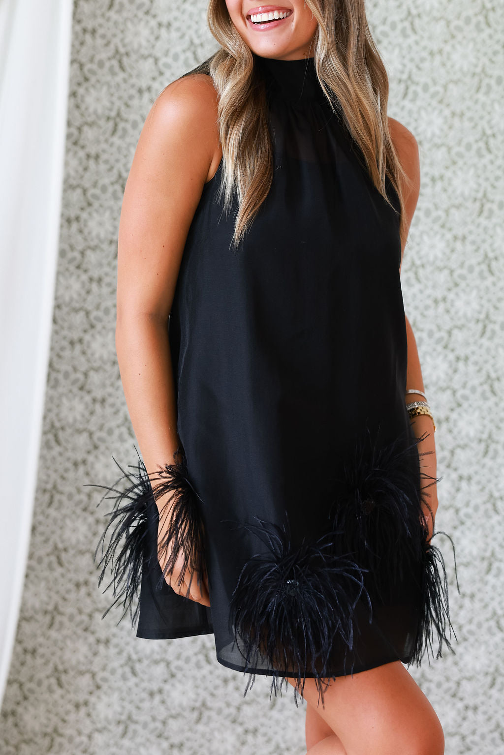 Emmy Satin Slip Dress in Black Black 3