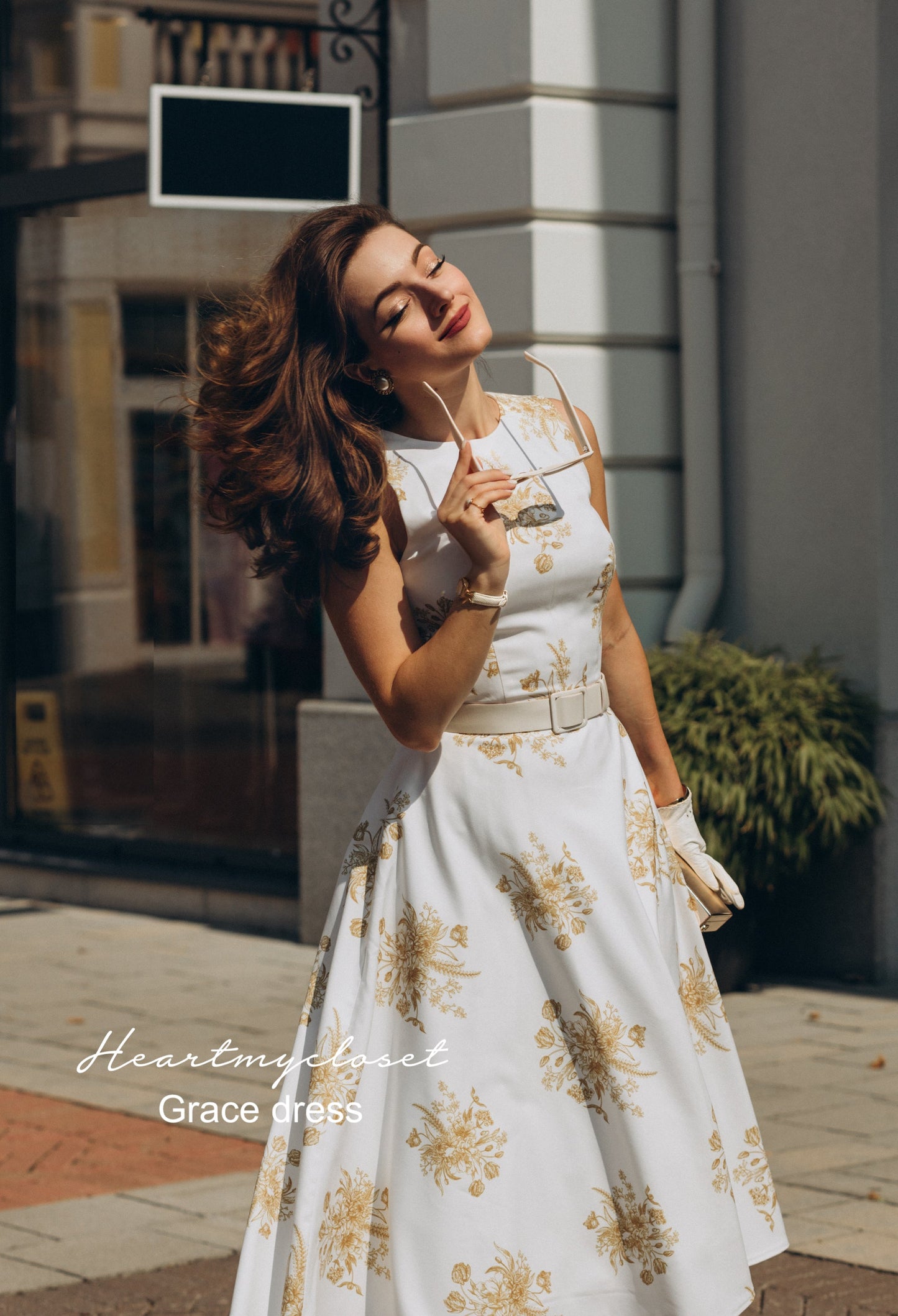 Audrey Vintage-Inspired Midi Dress 6