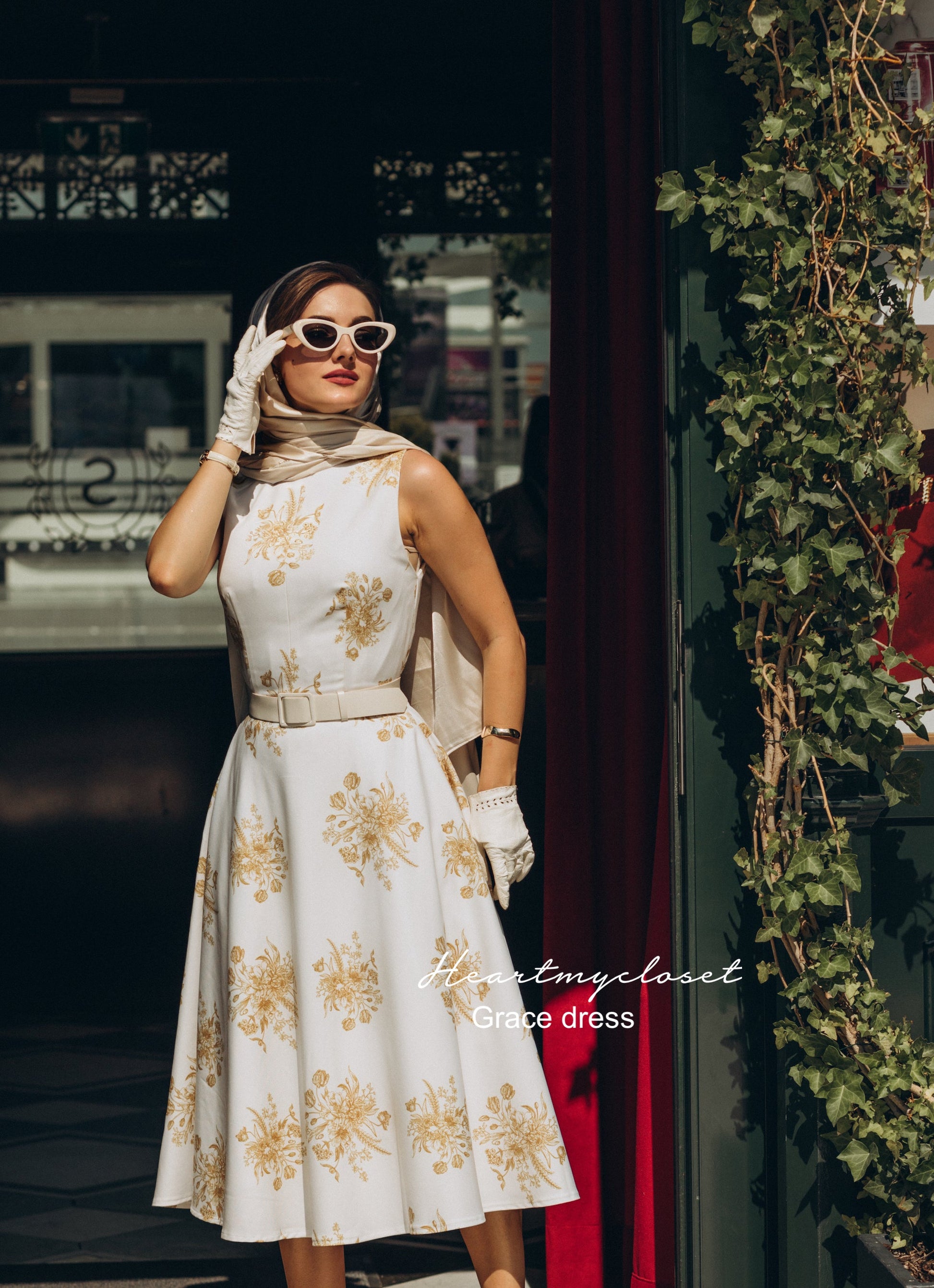 Audrey Vintage-Inspired Midi Dress 7