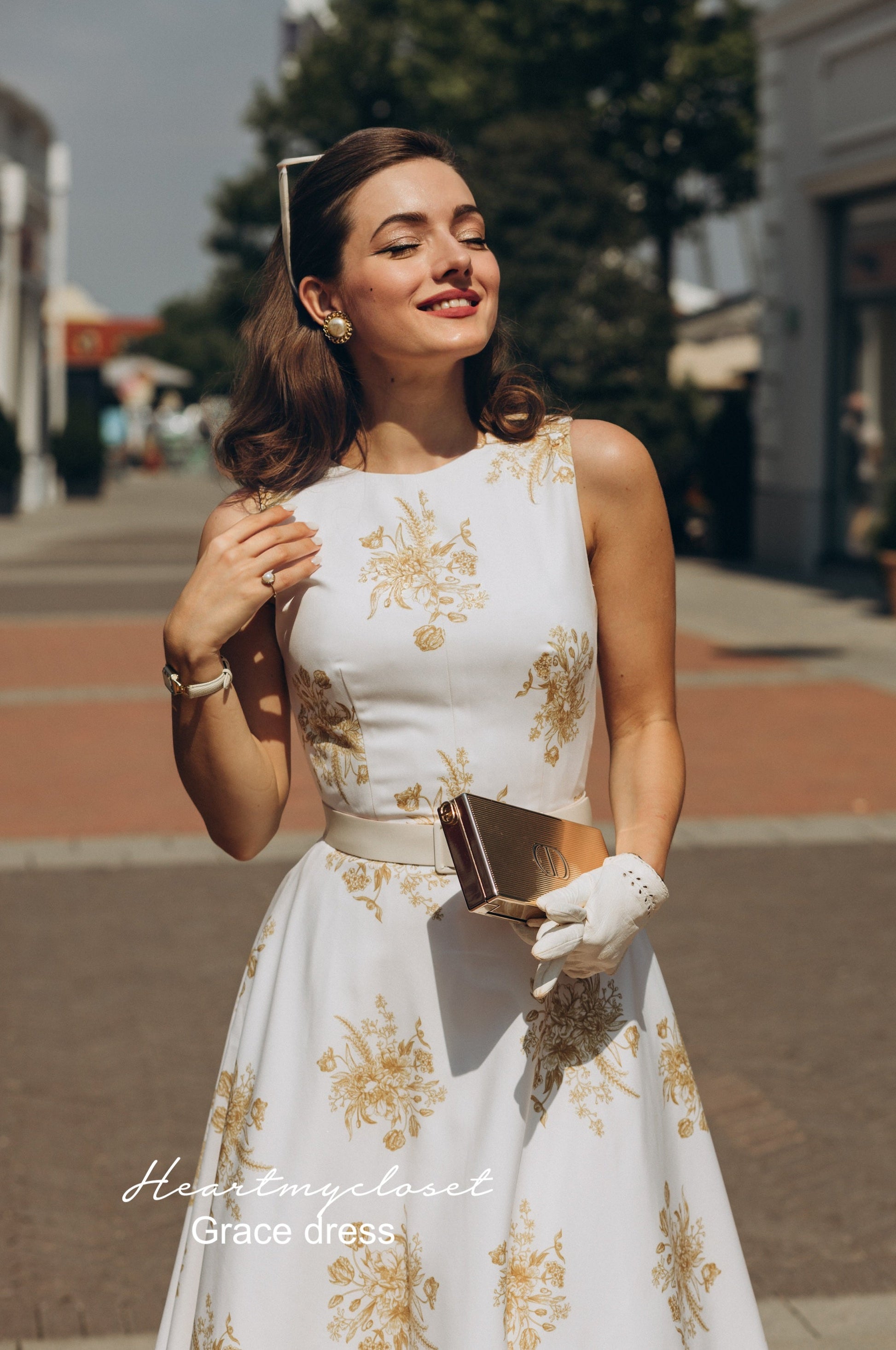 Audrey Vintage-Inspired Midi Dress 4