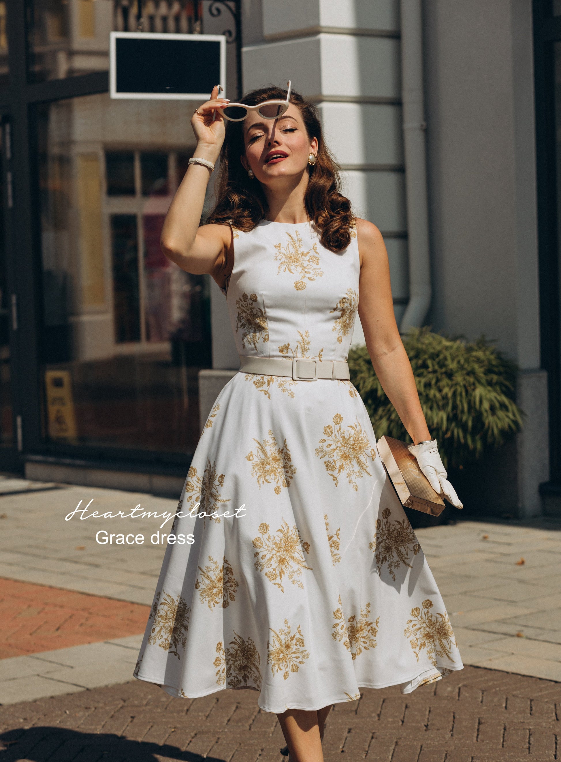 Audrey Vintage-Inspired Midi Dress 3