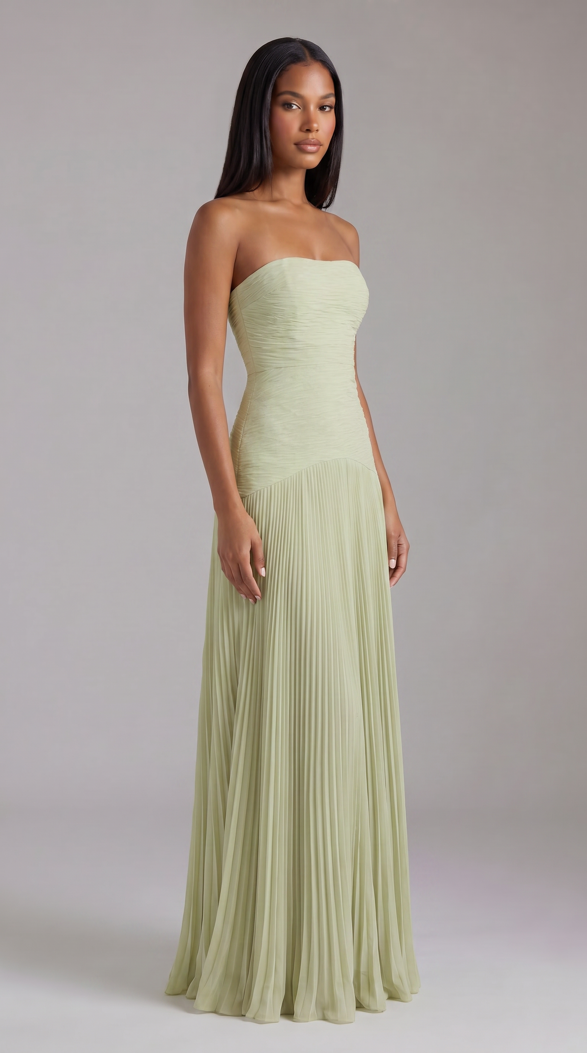 Evi Maxi Dress Sage Green 2