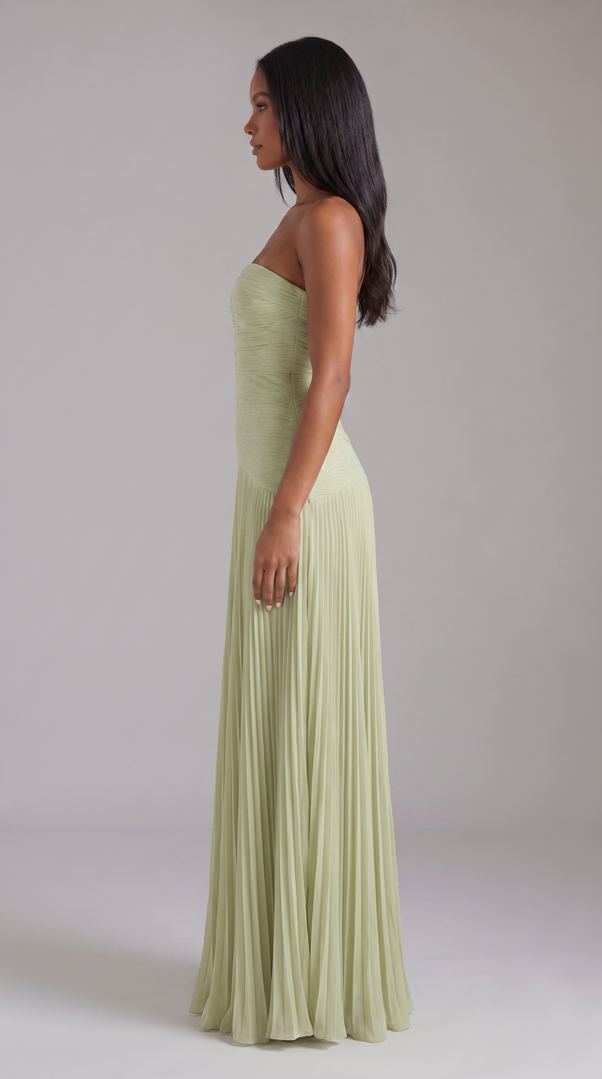 Evi Maxi Dress Sage Green 3