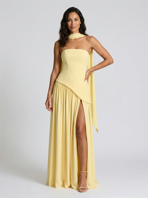 VALENTINA MAXI DRESS Lemon 1