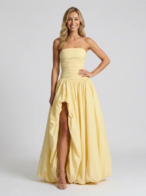 SARA MAXI DRESS Lemon 1