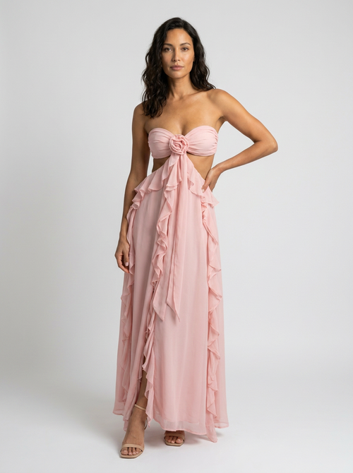 LANA MAXI DRESS Pink 1