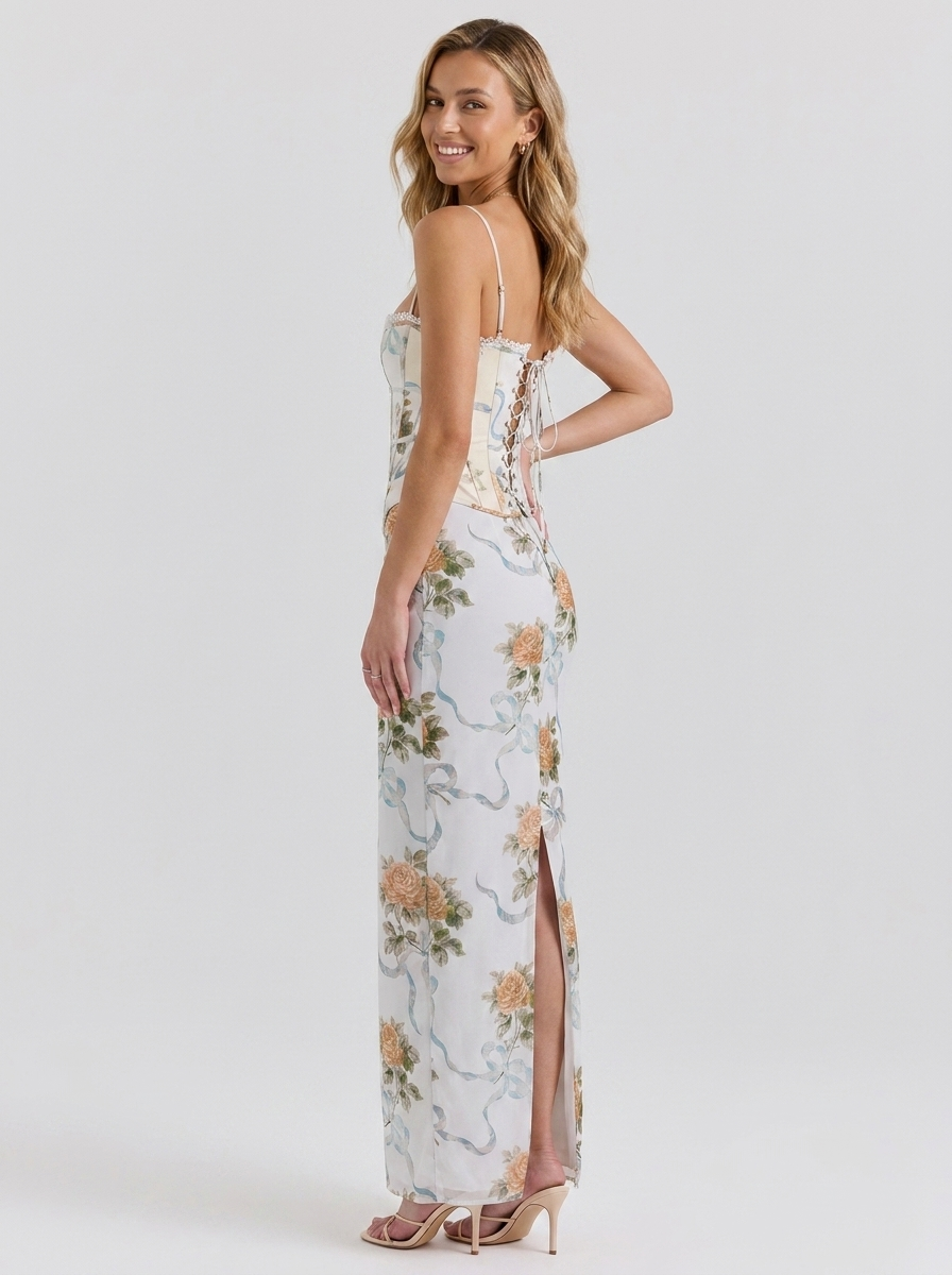 Blanc Floral side