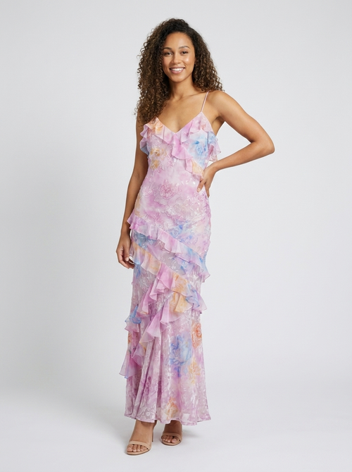 YONI MAXI DRESS Pink 1