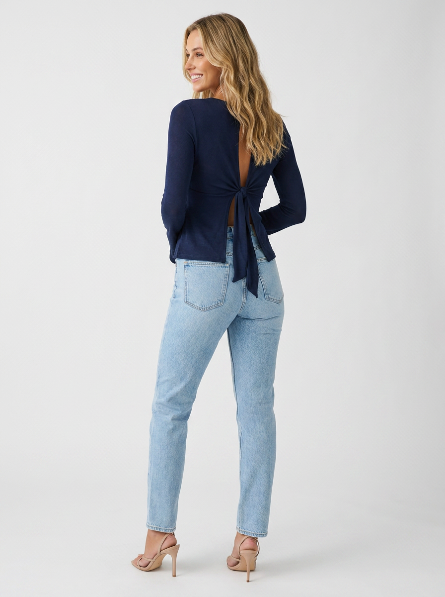 Navy back