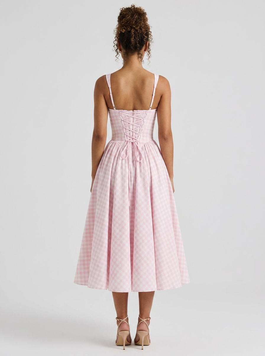 Blush Gingham back