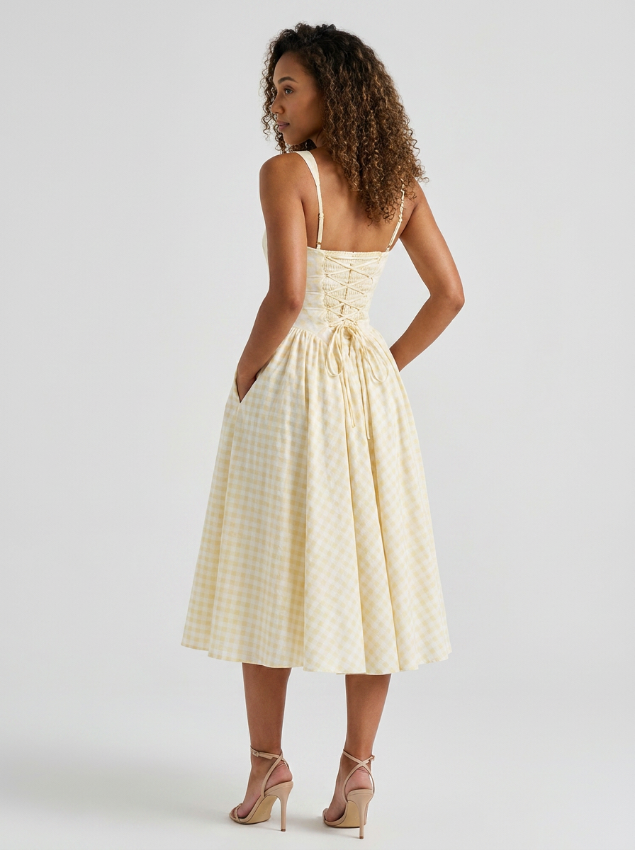 Lemon Gingham side