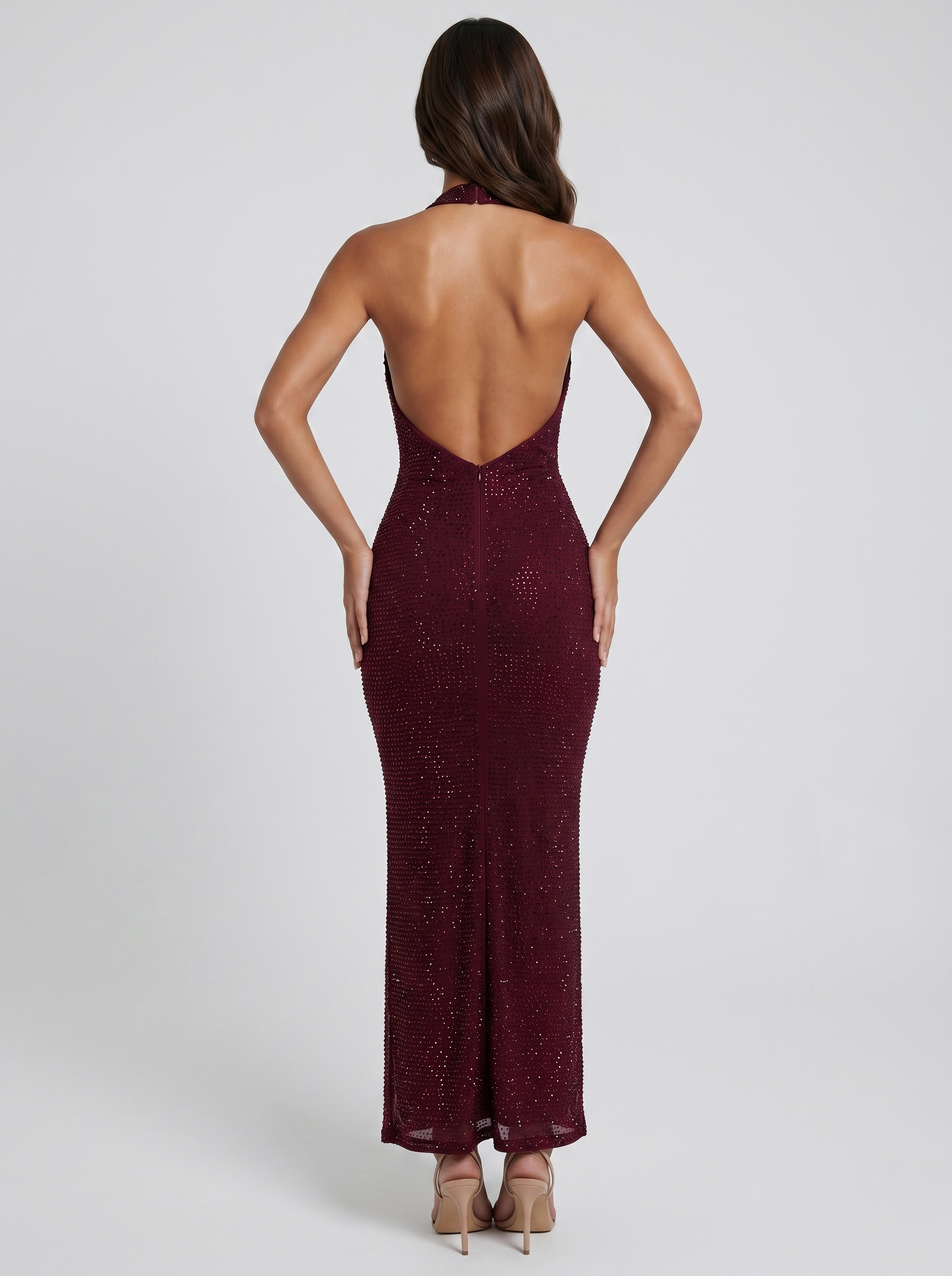 Burgundy back