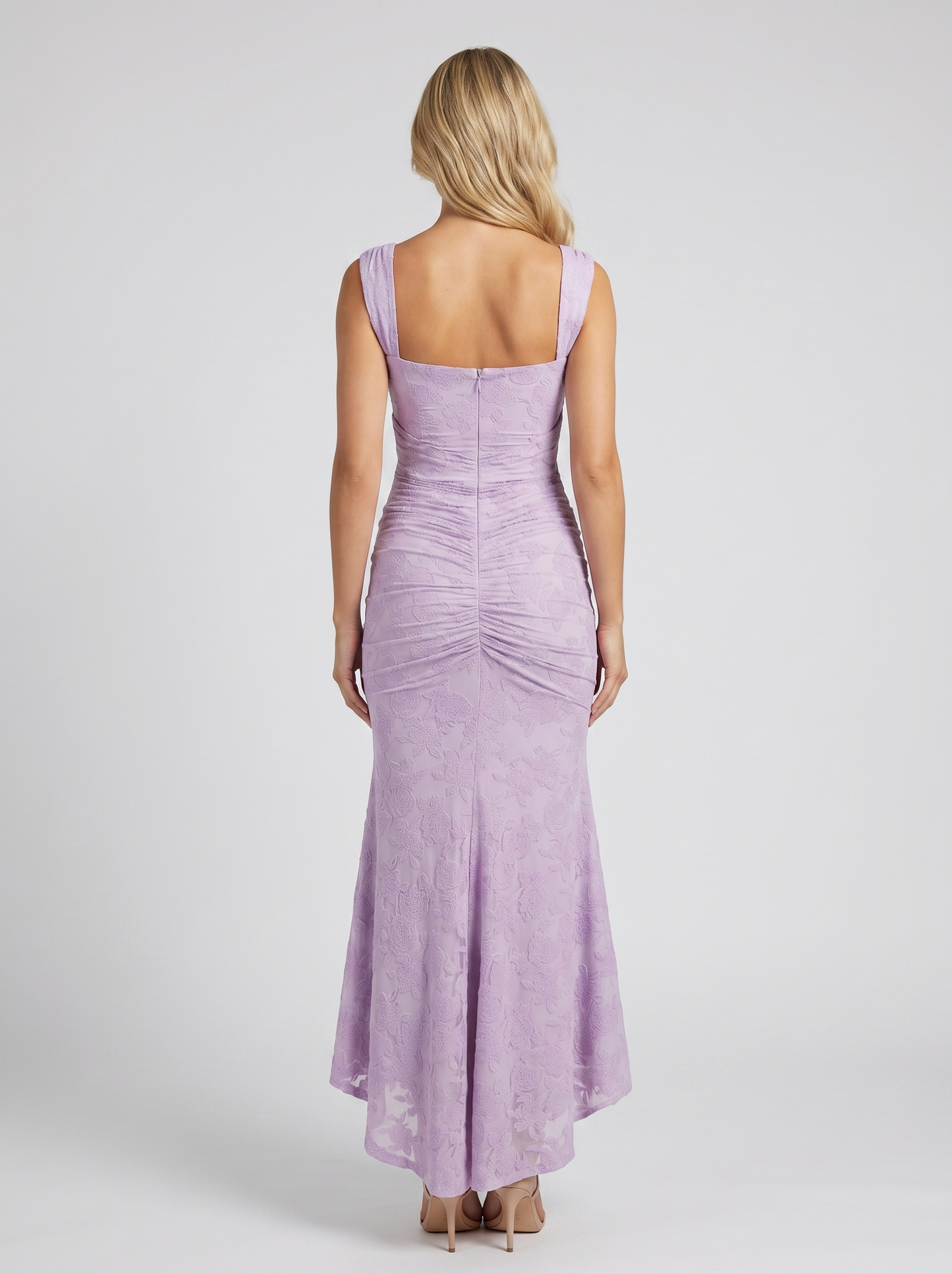 Elodie Maxi Dress Purple back