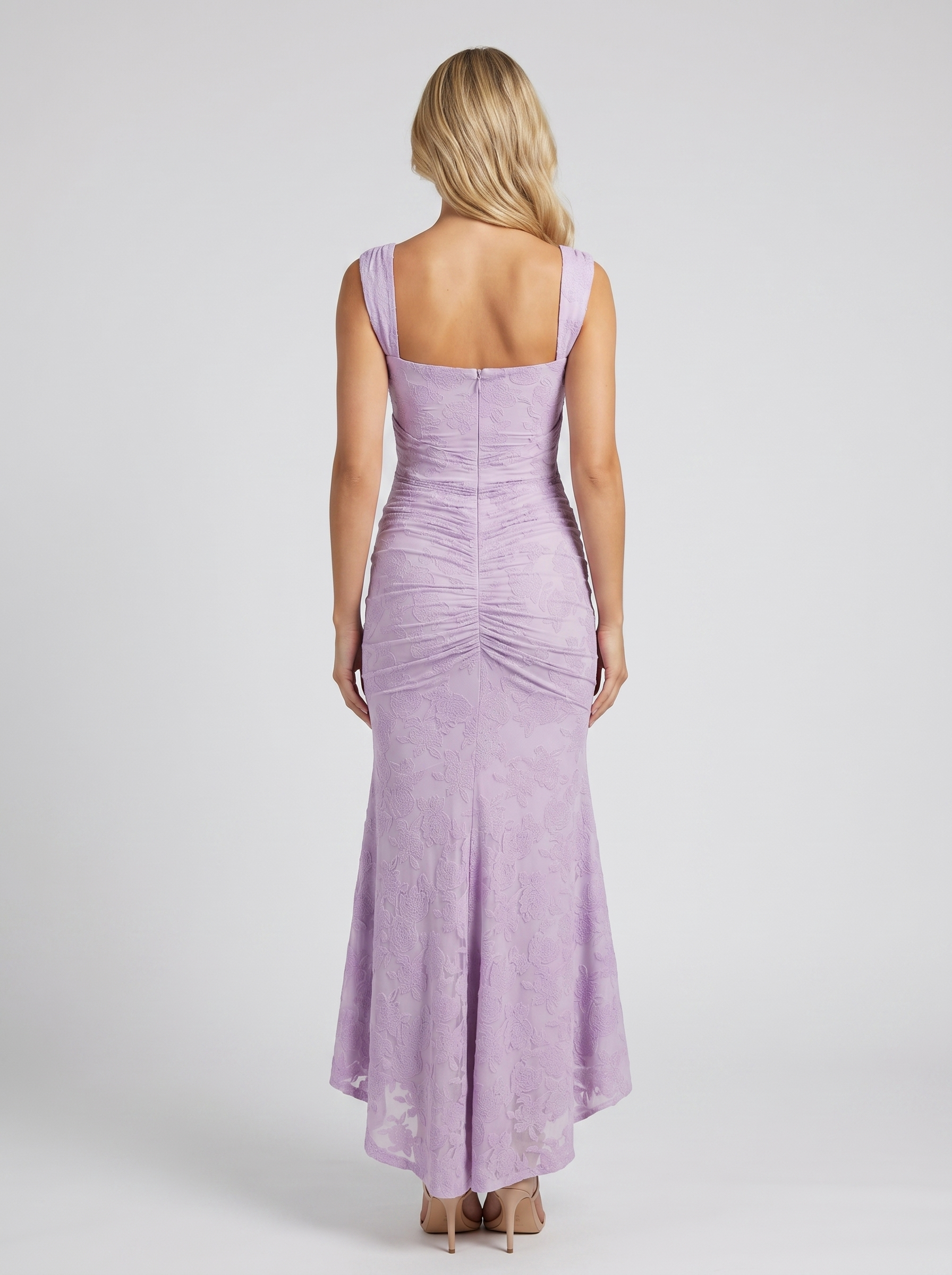 Elodie Maxi Dress Purple back