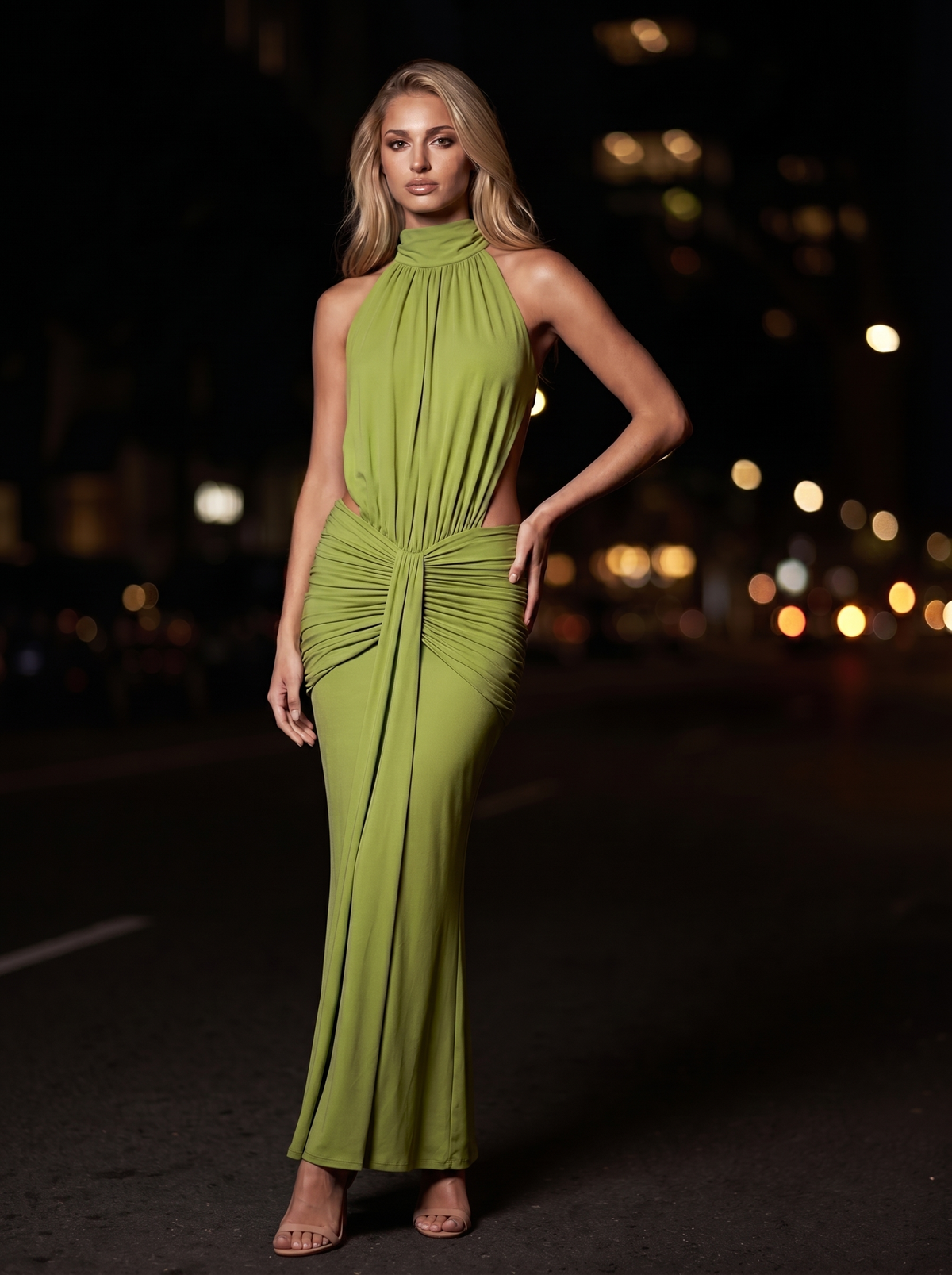 Clara Maxi Dress Red 4
