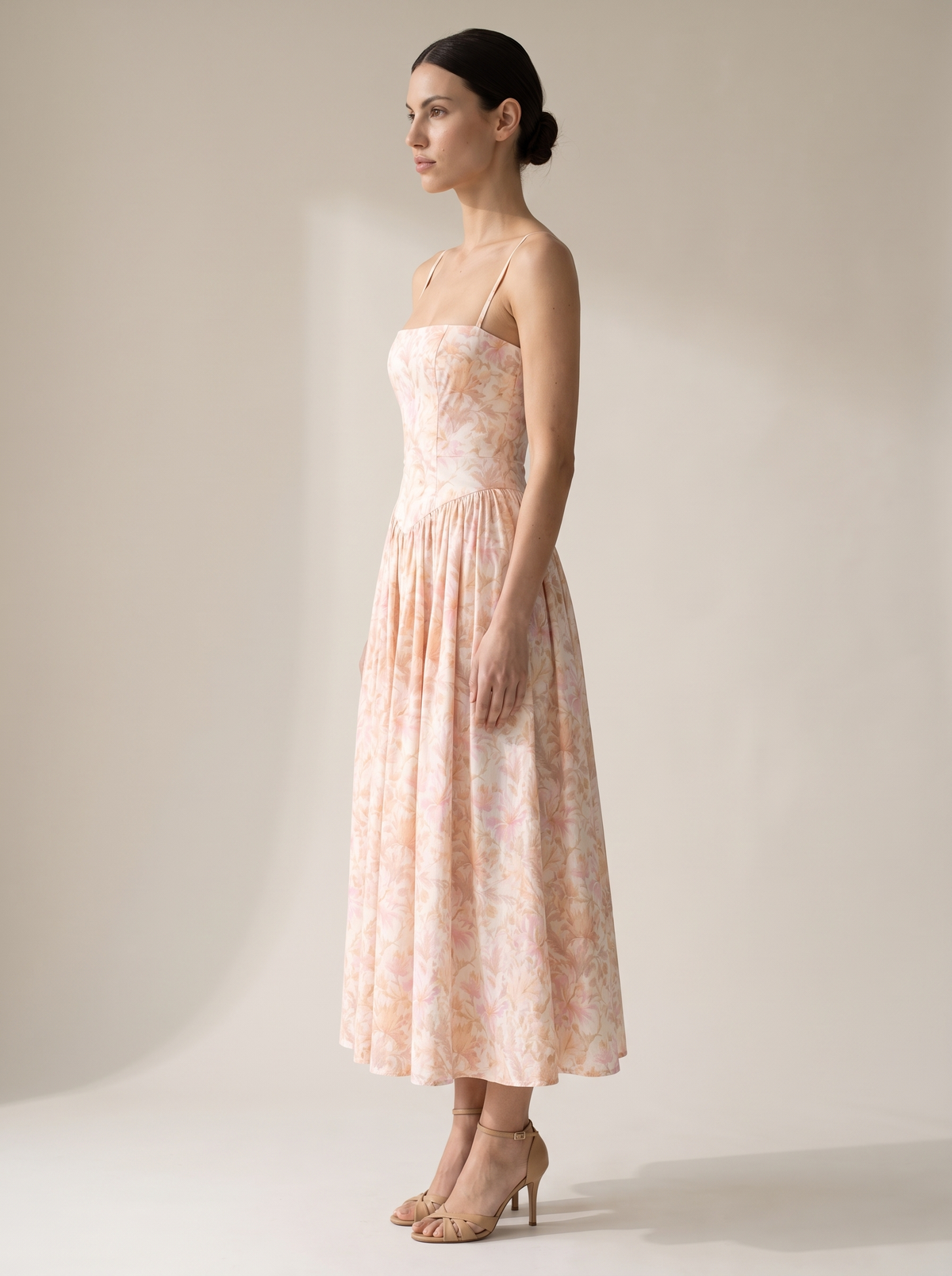 Isabelle Floral Maxi Dress in Garden Bloom Pearl White 6