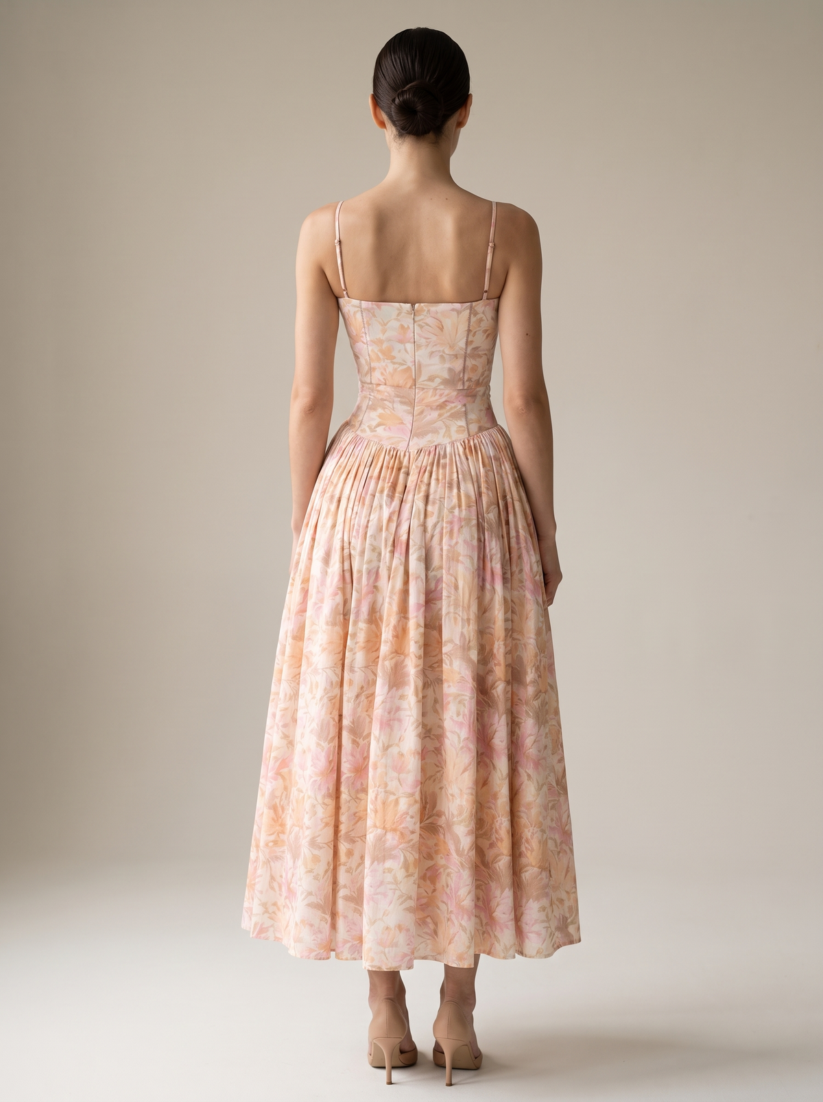 Isabelle Floral Maxi Dress in Garden Bloom Sky Garden 7