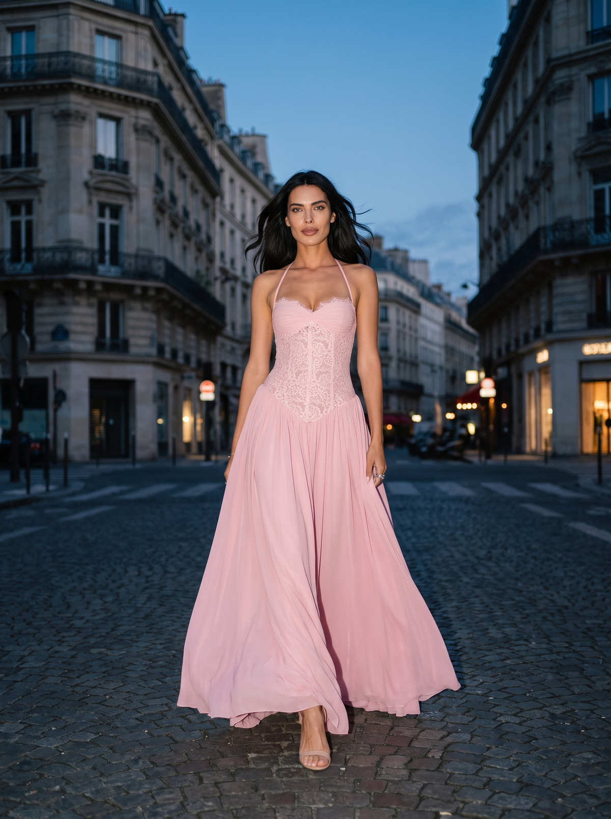 Aubrey Maxi Dress Pink 8