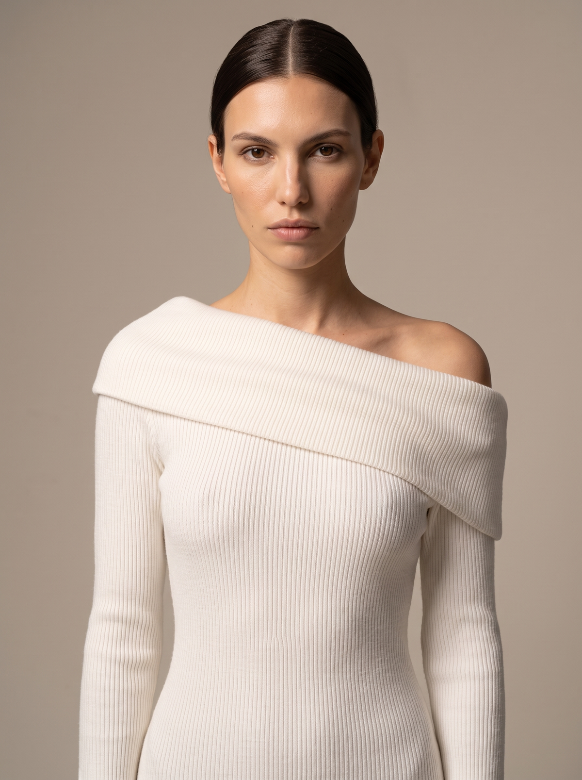 Rosalind Knit Maxi Dress White 8