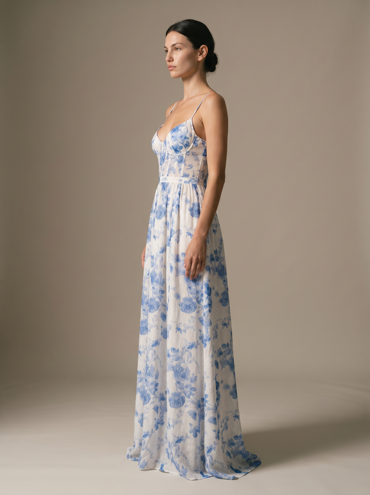 Amira Velvet Maxi Dress Powder Blue 21