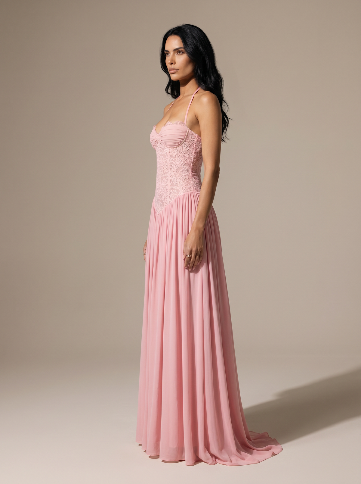 Aubrey Maxi Dress Pink 2