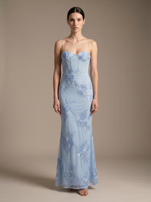 Cordelia Maxi Dress Glacier Blue 1