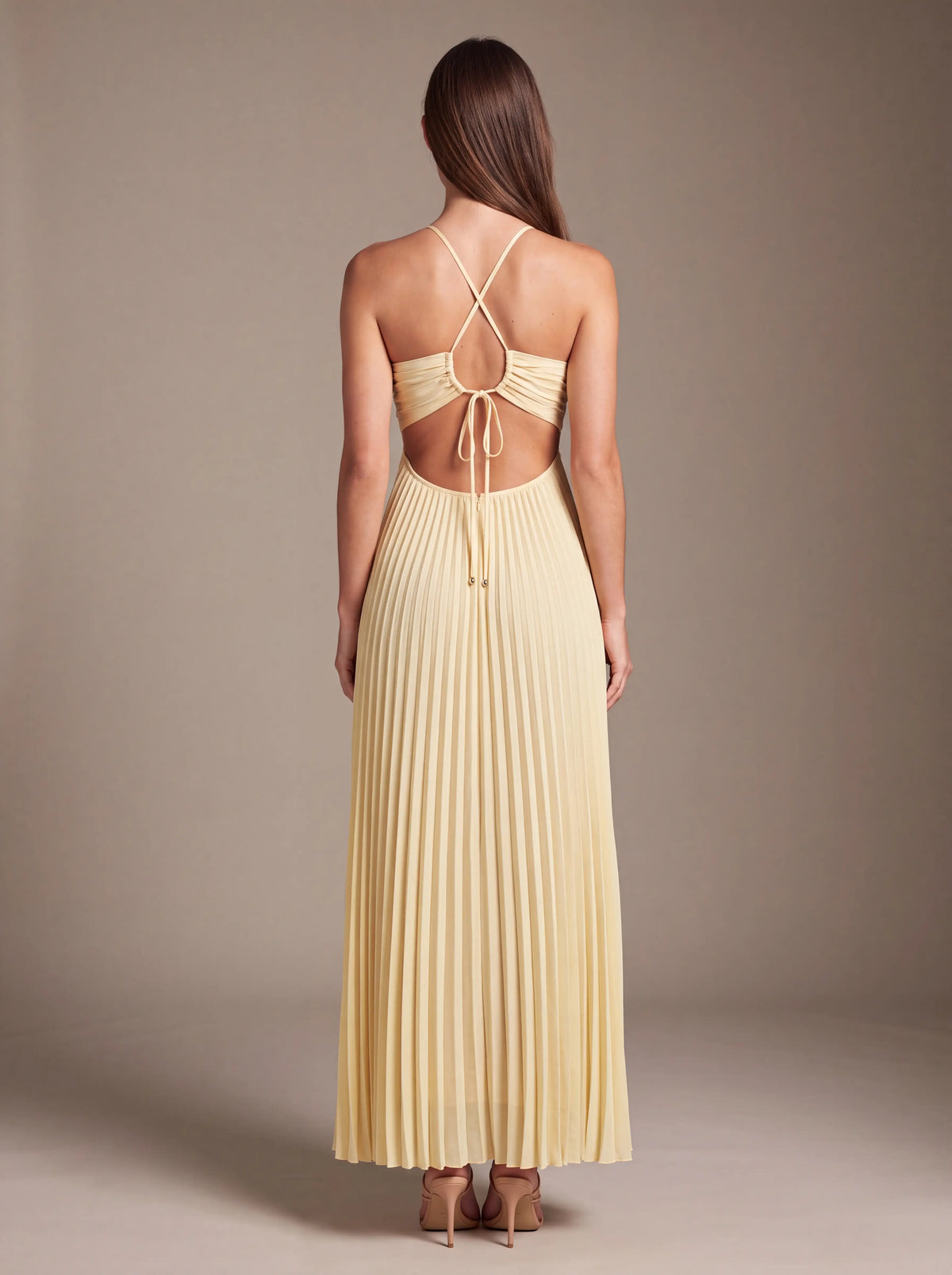 Sienna Satin Maxi Dress White / Ivory 3
