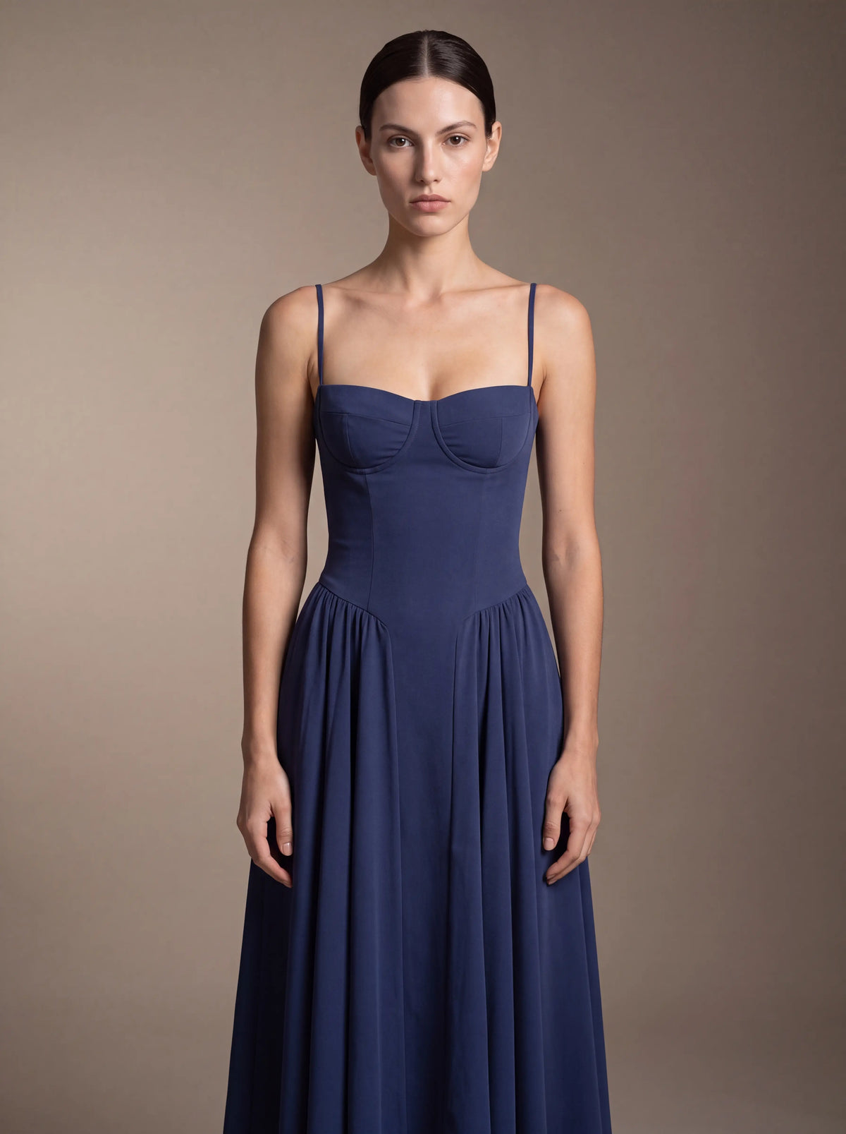 Bea Velvet Midi Dress Classic Black 2