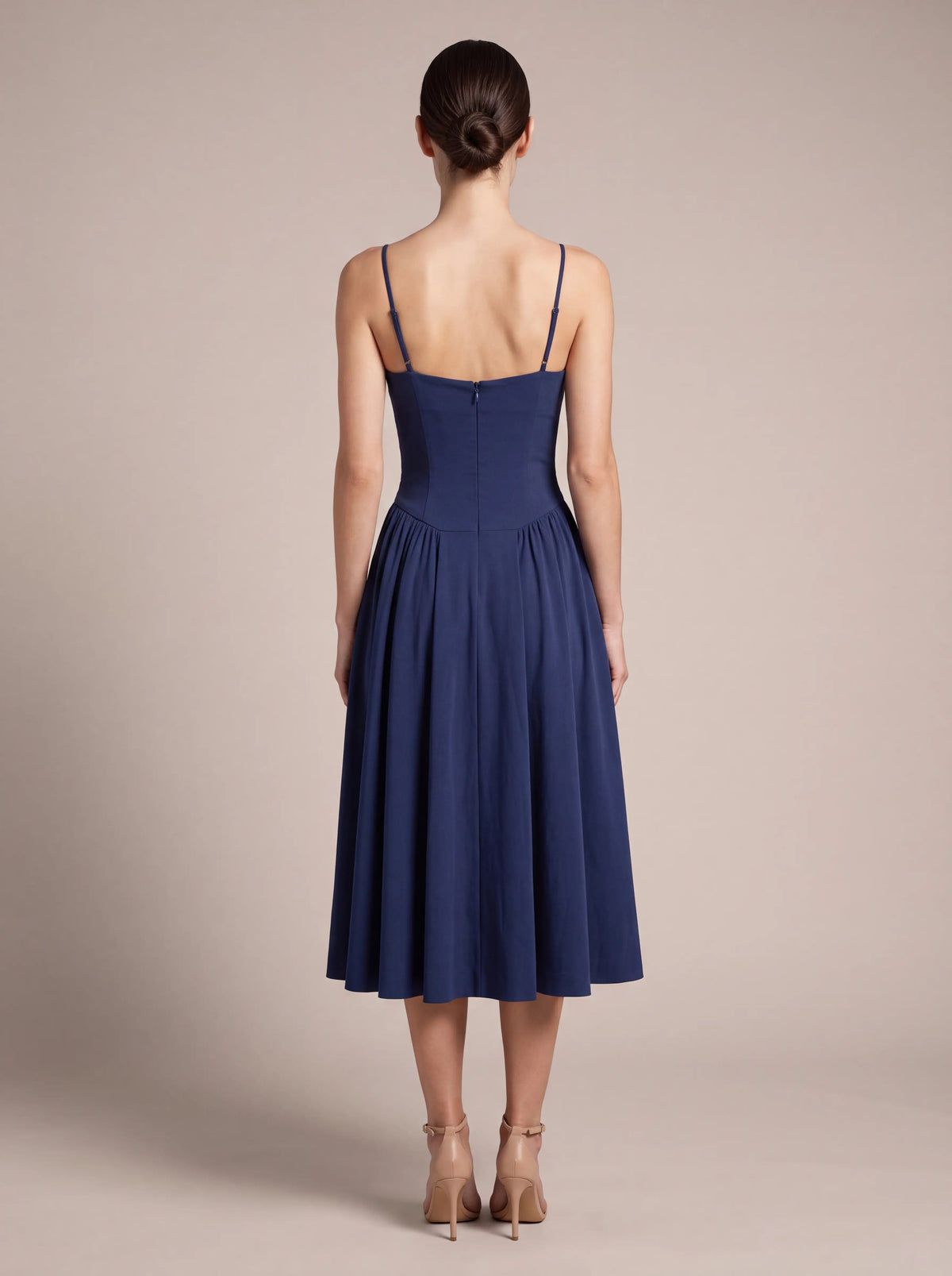 Bea Velvet Midi Dress Classic Black 3
