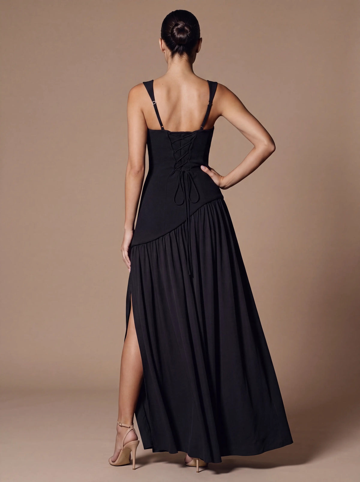Eleanor Maxi Dress Deep Olive 3