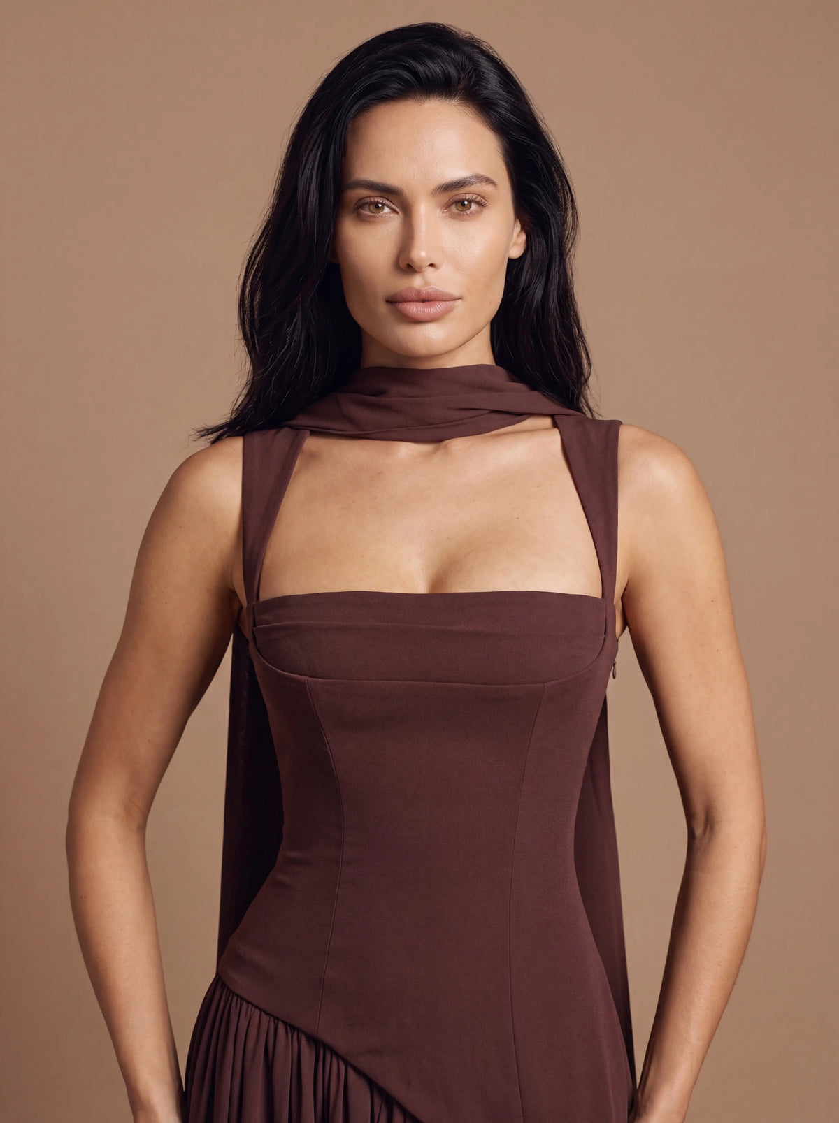 Eleanor Maxi Dress Deep Olive 10