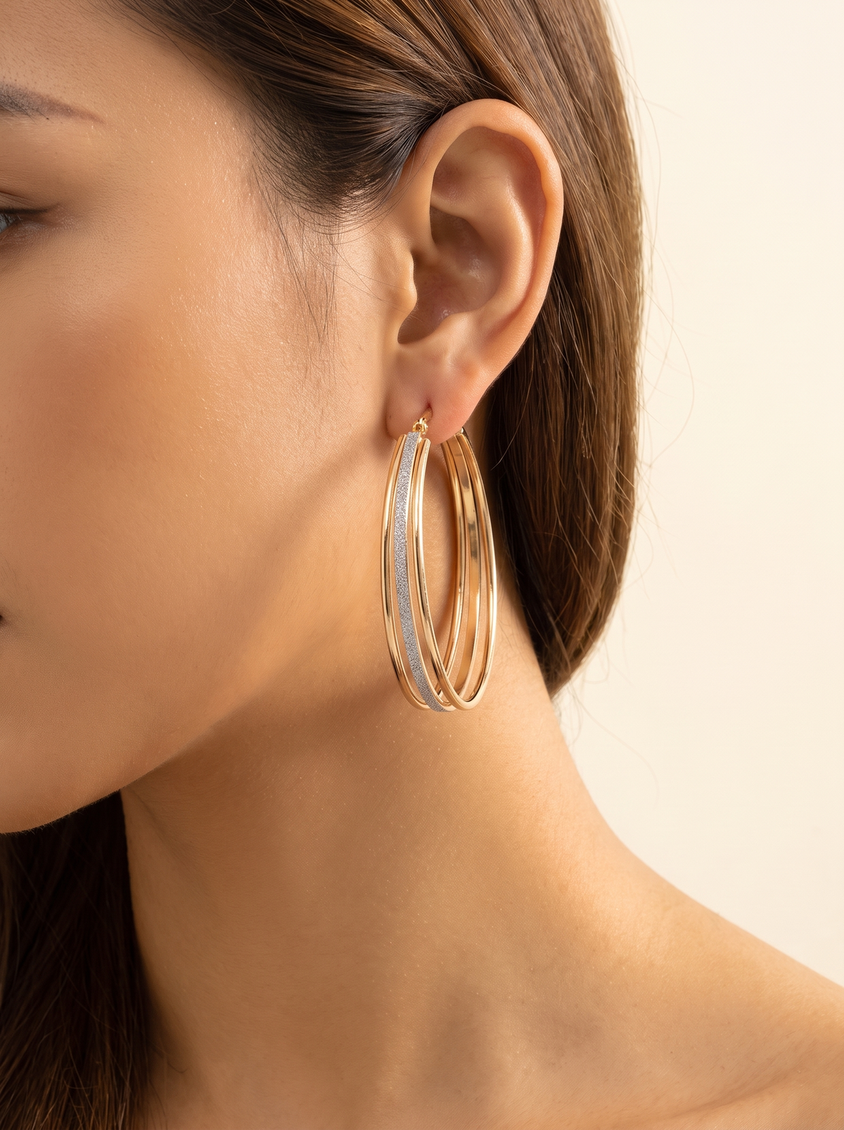 Aurielle Gold Vintage Earrings Gold 2