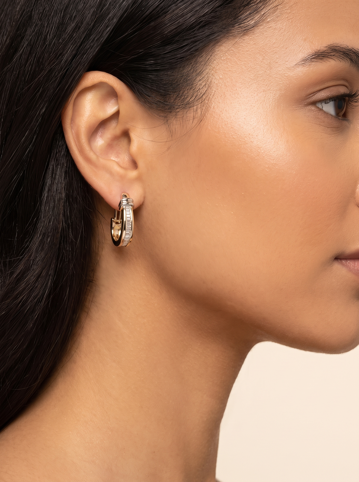 Margot Vintage Gold Diamond Earrings 2