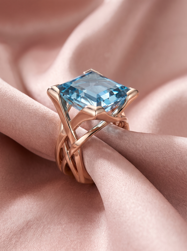 Celeste Rose Gold Ring