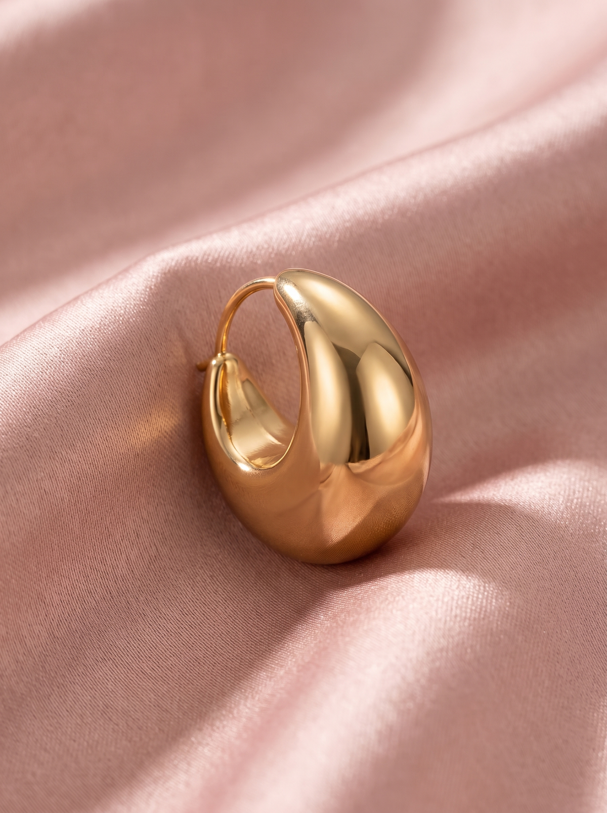 Ida Gold Drop Earrings Gold 1