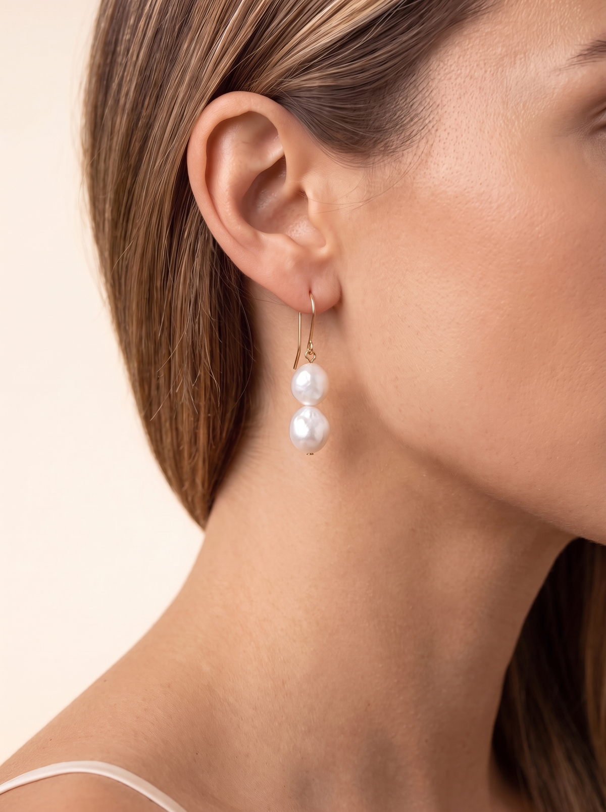 Willa Pearl Drop Earrings Multi 2