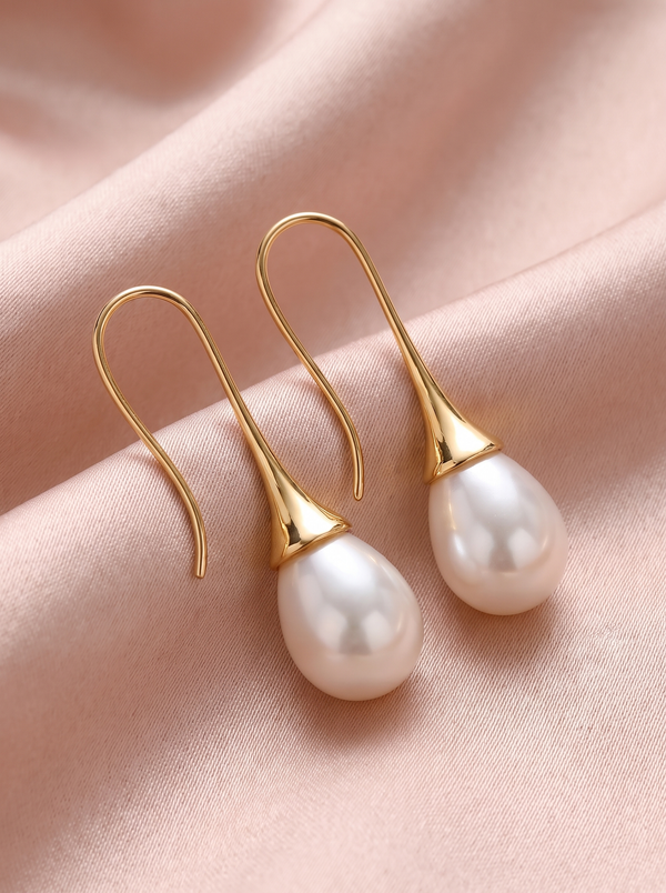 Calista Pearl Drop Earrings