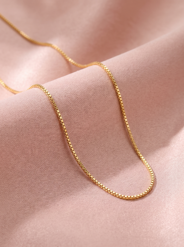 Odette Gold Box Necklace