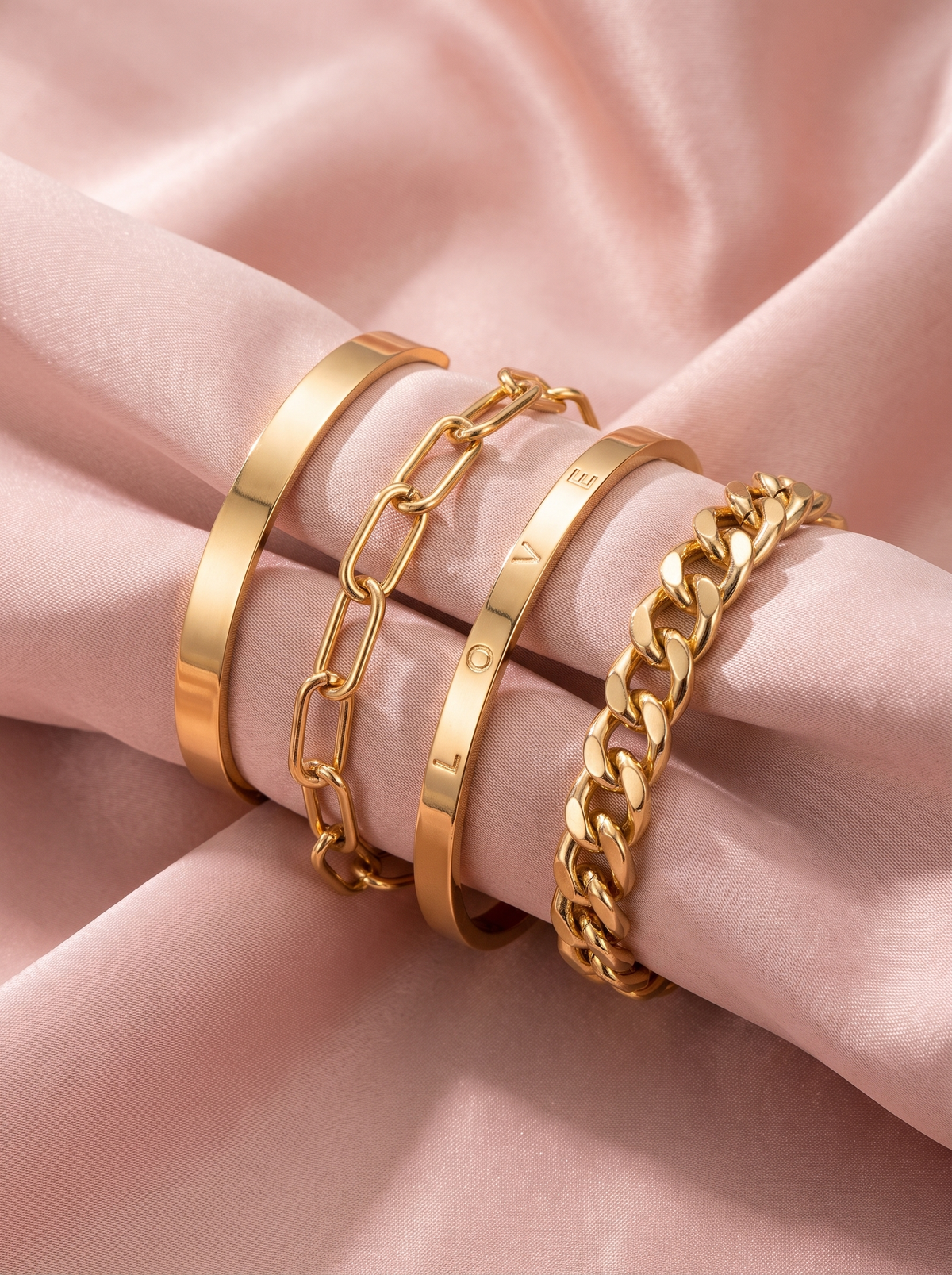 Eloise Gold Bracelet Set II 1